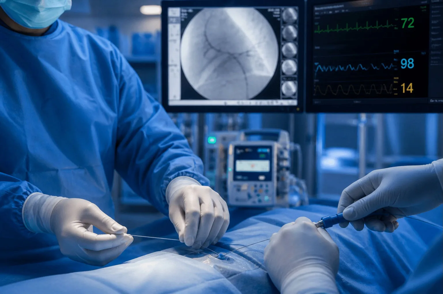 Prostředí konzultace cévní chirurgie